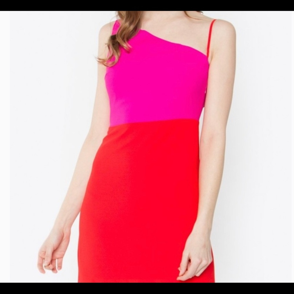 Sugar + Lips Pink and Red Dress